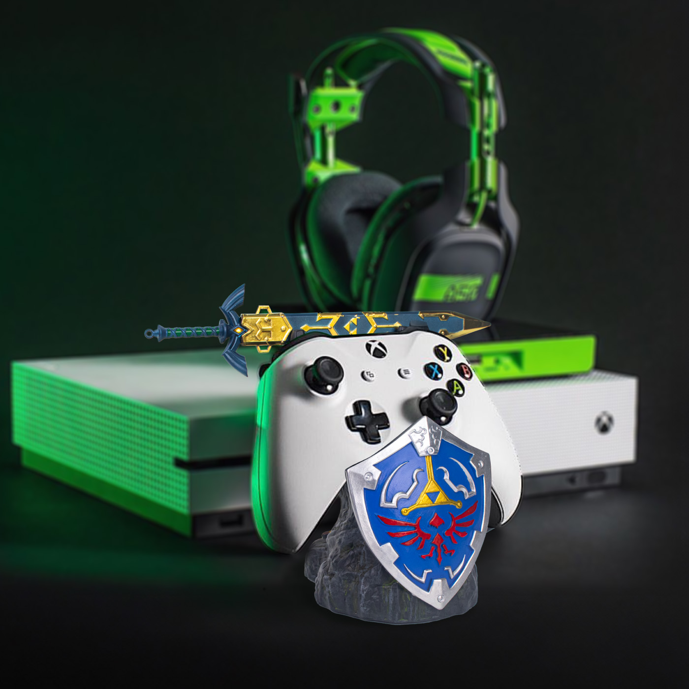 Resin Art Zelda - Игровая подставка Legend of Zelda XBOX