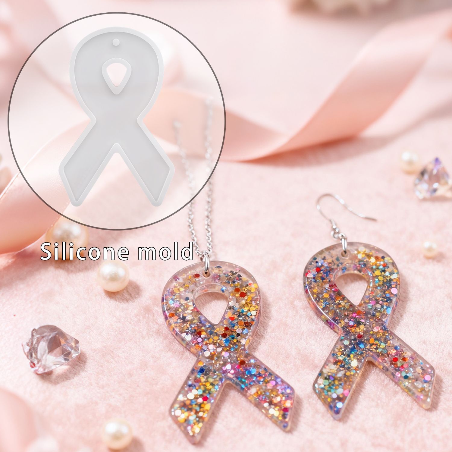 Resin Art Products - Смоляные формы для сережек-ленточек своими руками,