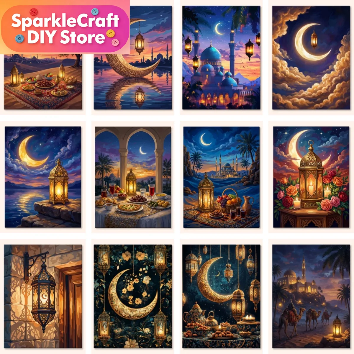 Resin Art Learning - 1 шт. безрамная 5D алмазная вышивка