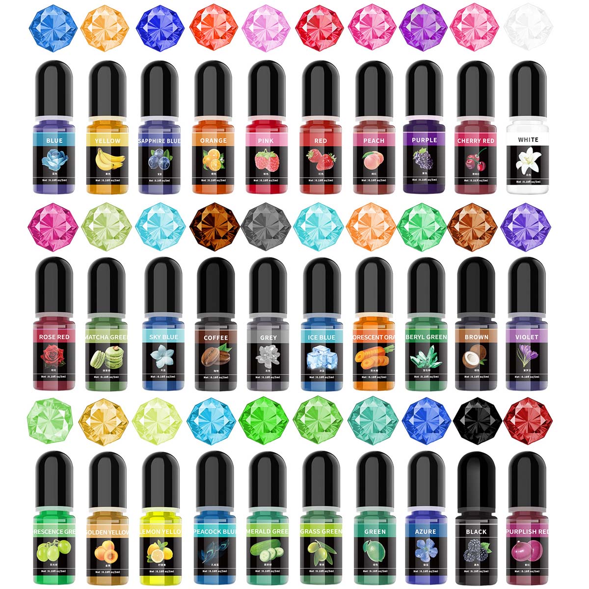 Resin Art Glue - 5 мл/бутылка, пигмент из эпоксидной смолы,