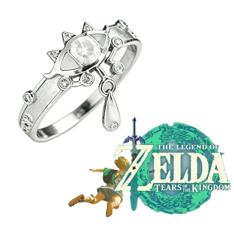 Resin Art Zelda - Модные 2D-кольца в стиле The Legend