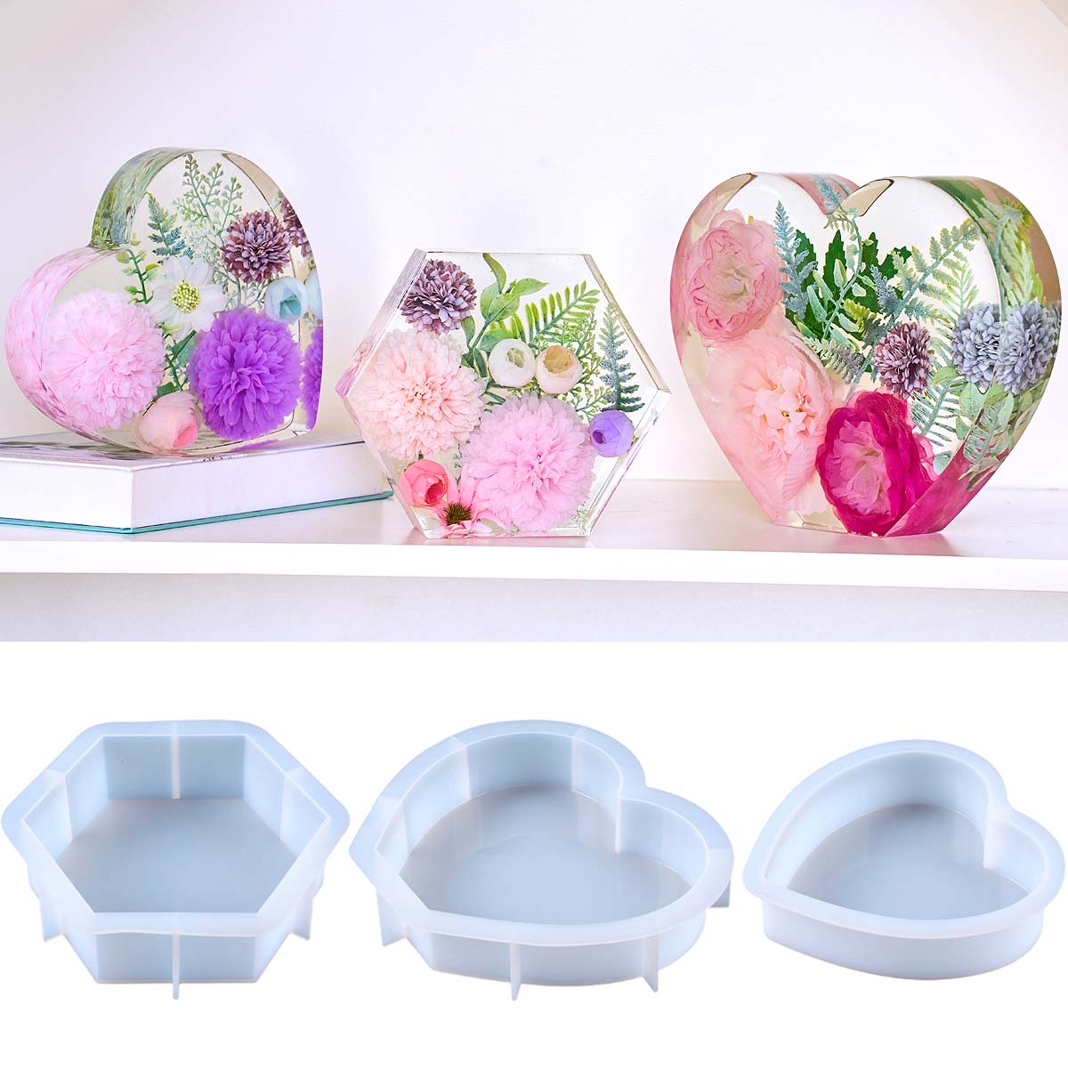 Большая силиконовая форма для  – обзор и цена Resin Art Mold