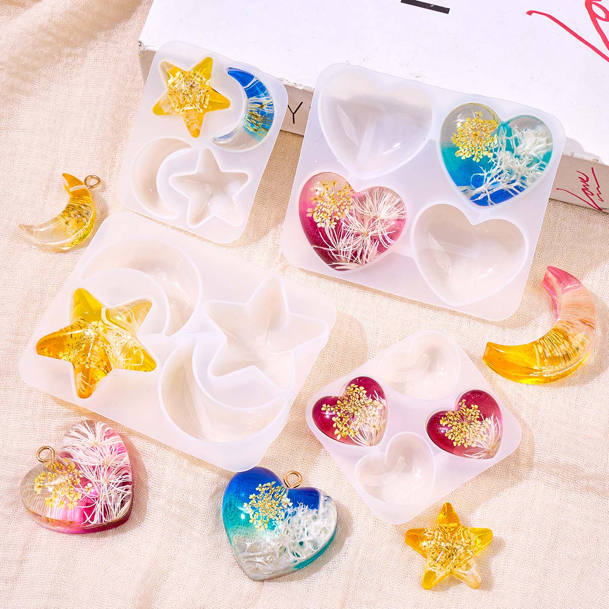 Силиконовая форма для подвесок – обзор и цена Resin Art Glue
