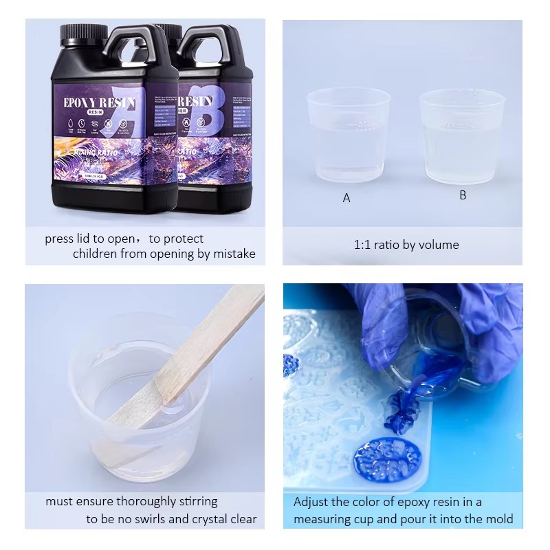 Easy Mix 1:1 комплект эпоксидн – обзор и цена Resin Art Glue