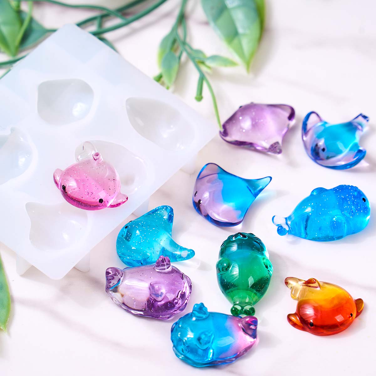 3D-форма из силикона «Манта» в – обзор и цена Resin Art Mold