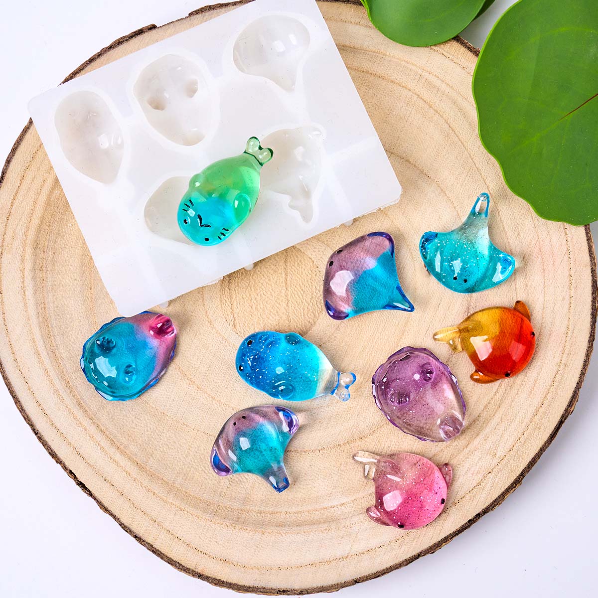 3D-форма из силикона «Манта» в – обзор и цена Resin Art Mold