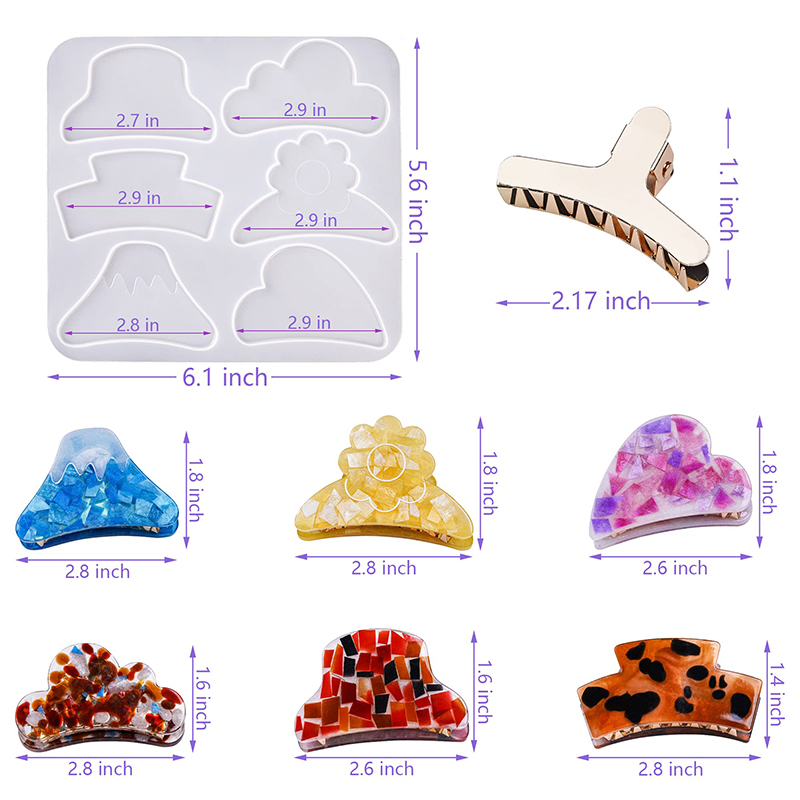 Заколки для волос, силиконовые – обзор и цена Resin Art Glue