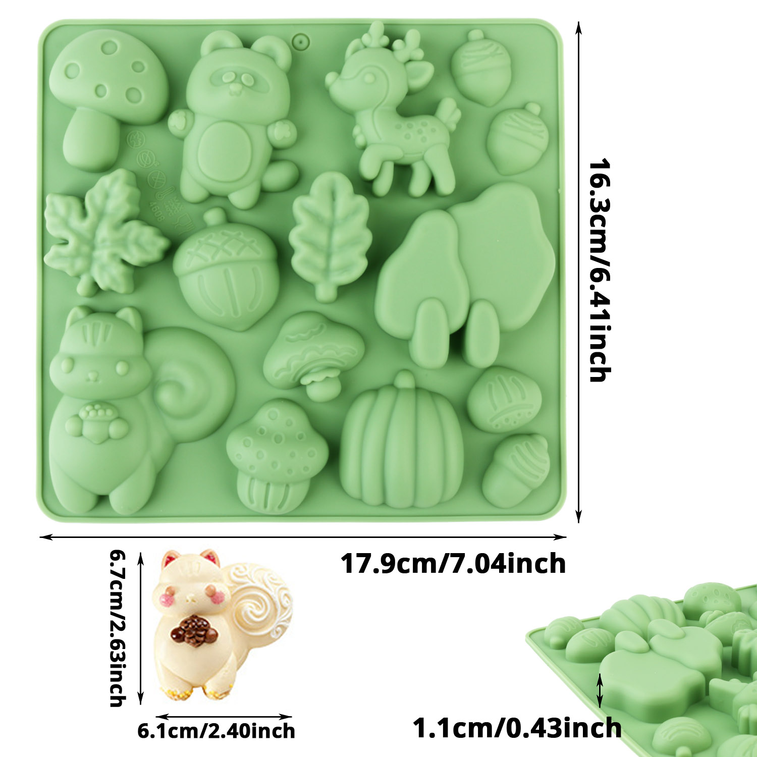 Силиконовая форма для выпечки  – обзор и цена Resin Art Products