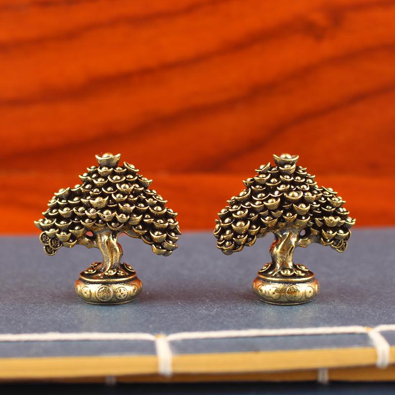 Винтажная латунная скульптура  – обзор и цена Resin Art Tree