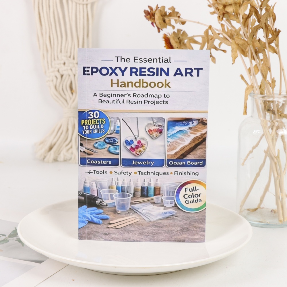 Книга по искусству из эпоксидн – обзор и цена Resin Art Learning